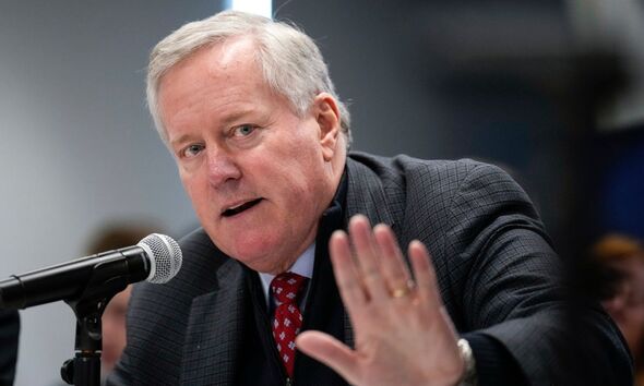 Meadows speaks during a forum titled House Rules and Process Changes for the 118th Congress.