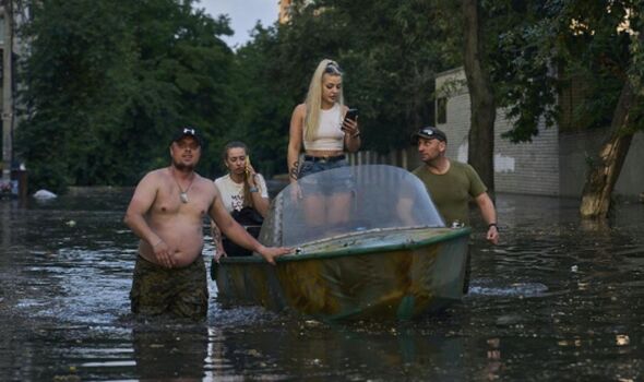 Stranded locals