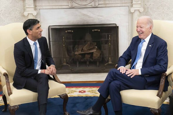 Biden and Sunak vow ‘unwavering’ support for Ukraine