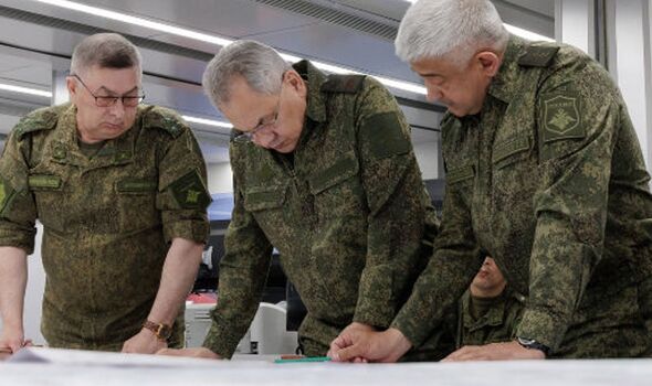  Sergei Shoigu made his first public appearance on Monday