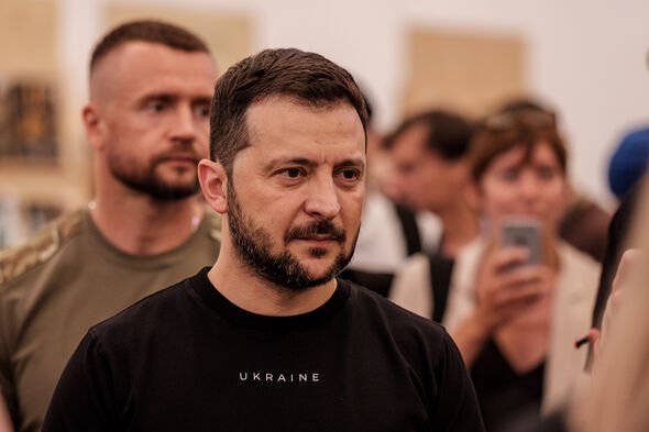 Volodymyr Zelensky attends 11th International Book Arsenal Festival on 06/22/23 in Kyiv, Ukraine