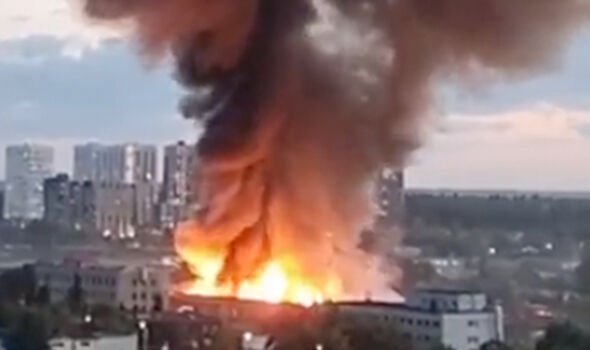 Moscow fire