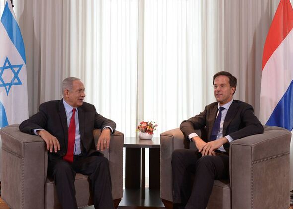 Rutte and Netanyahu in 2016.