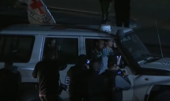 Red Cross convoy takes hostages to safety