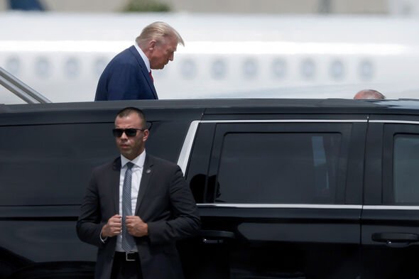 Trump arrived in Florida on Monday