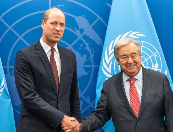 The Prince of Wales and U.N. Secretary-General António Guterres