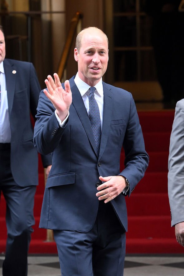 Prince William with New York’s firefighters