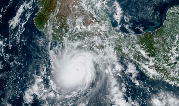 hurricane otis satellite picture